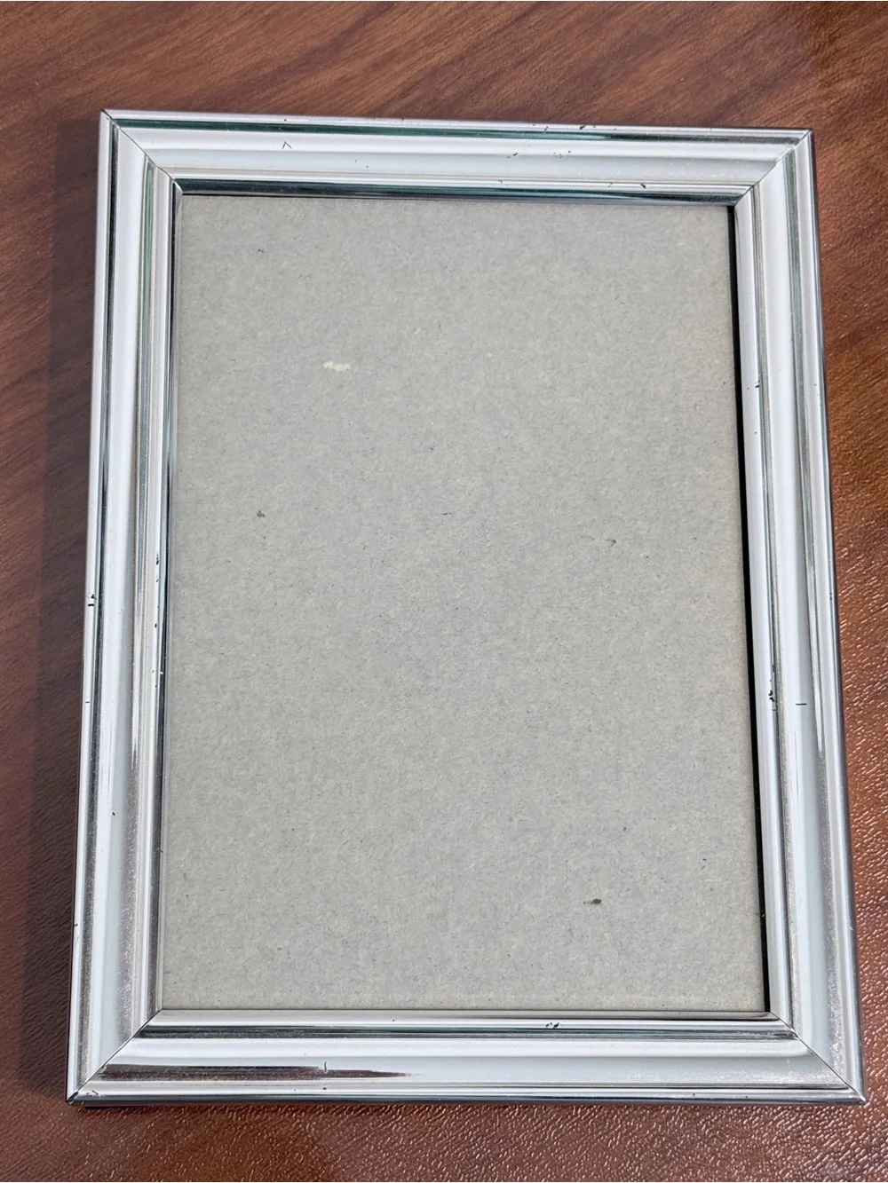 Vintage Chrome 5x7, Brass & Chrome 3x4.5 Photo Frames